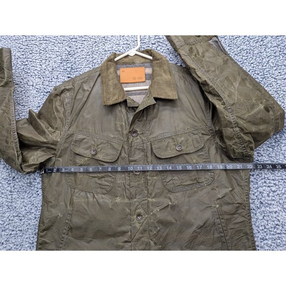 Taylor Stitch Long Haul Waxed Canvas Trucker Jacket Mens 40 Wool Blanket Lined - Picture 11 of 15